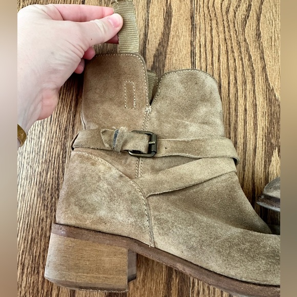 J. Crew tan leather booties size 7.5 - Picture 2 of 16